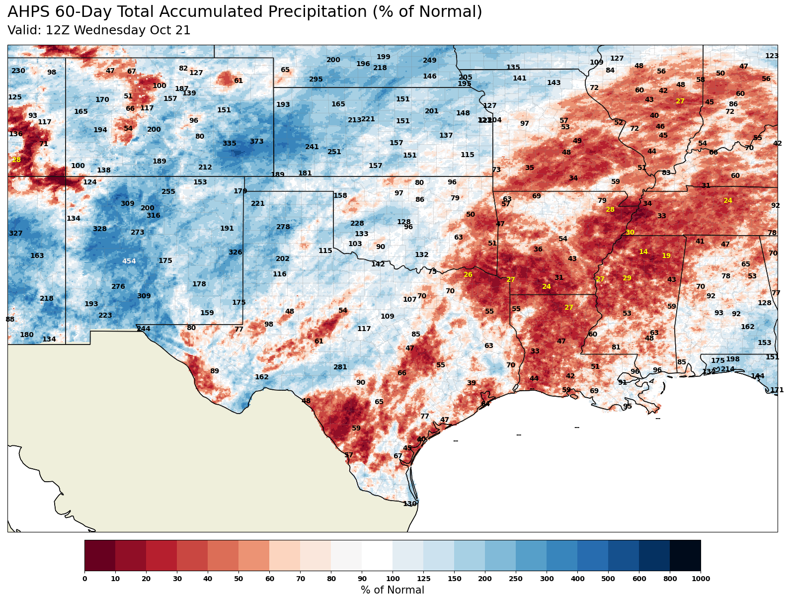 60-day percent of normal
