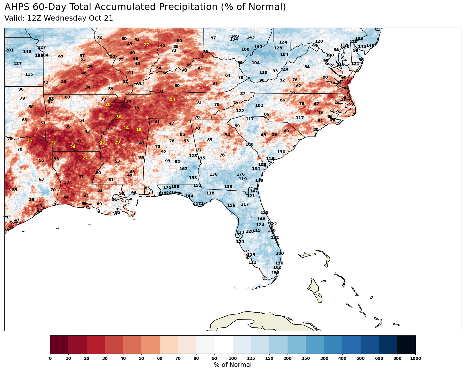 60-day percent of normal