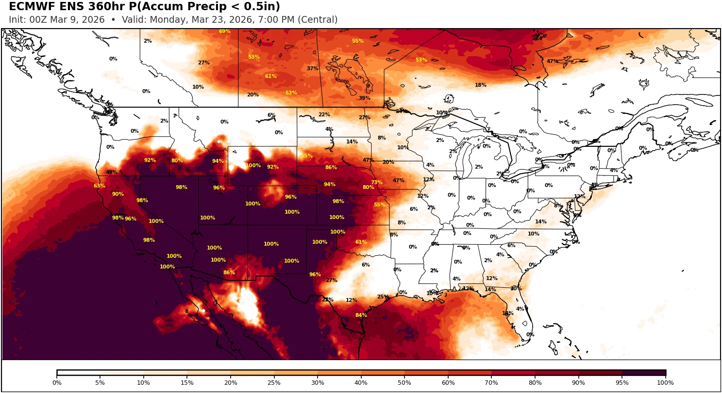 Dryness Concerns Expand Next 15-Days (Plains/Western Cornbelt)